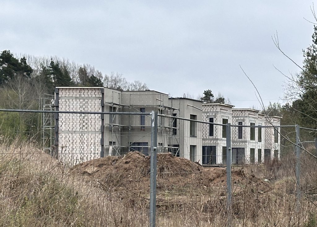 Lazdynėlių g. 115, 117, 119, 121, 123, 125, 127 (Lazdynėlių g. 115, 117, 119, 121, 123, 125, 127) - Row housing - construction photos