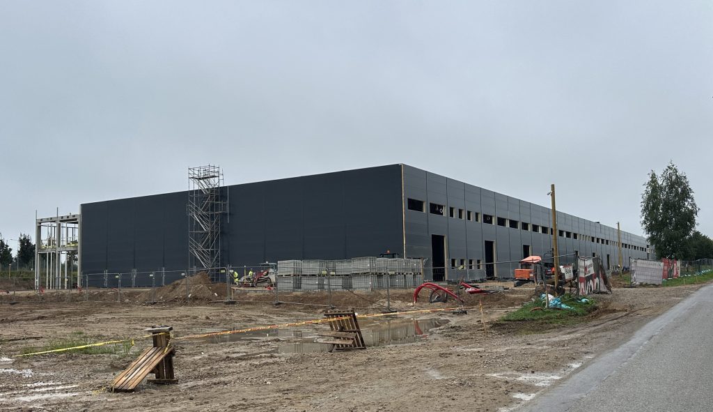 West Garden 2 etapas (Vakarinė g. 10) - Warehouse / Distribution center - construction photos