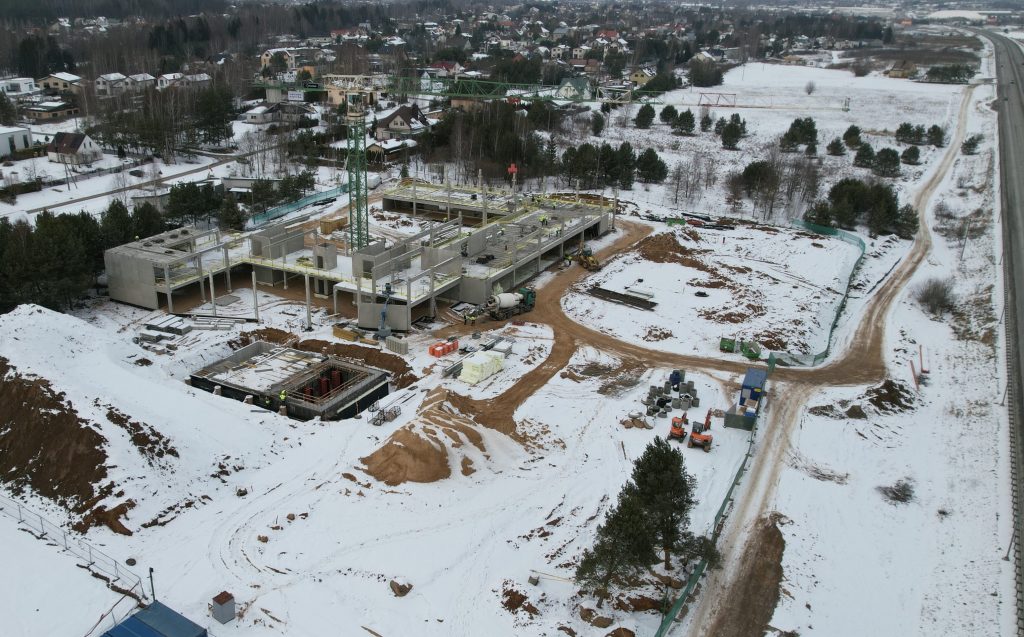 Vanaginės g. 51A (Vanaginės g. 51A, Didžiosios Riešės k., Riešės sen.) - Primary and secondary education - construction photos