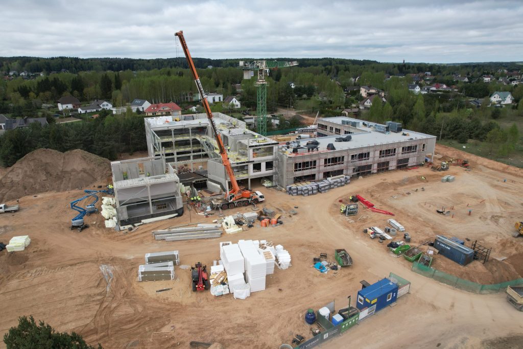 Vanaginės g. 51A (Vanaginės g. 51A, Didžiosios Riešės k., Riešės sen.) - Primary and secondary education - construction photos