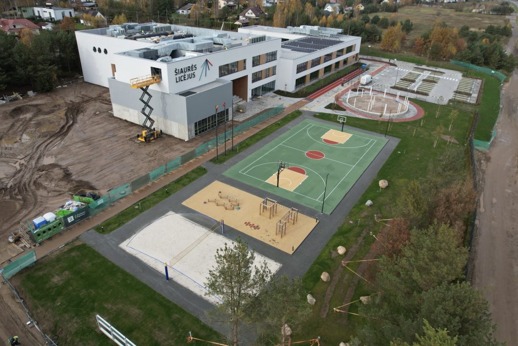Vanaginės g. 51A (Vanaginės g. 51A, Didžiosios Riešės k., Riešės sen.) - Primary and secondary education - construction photos