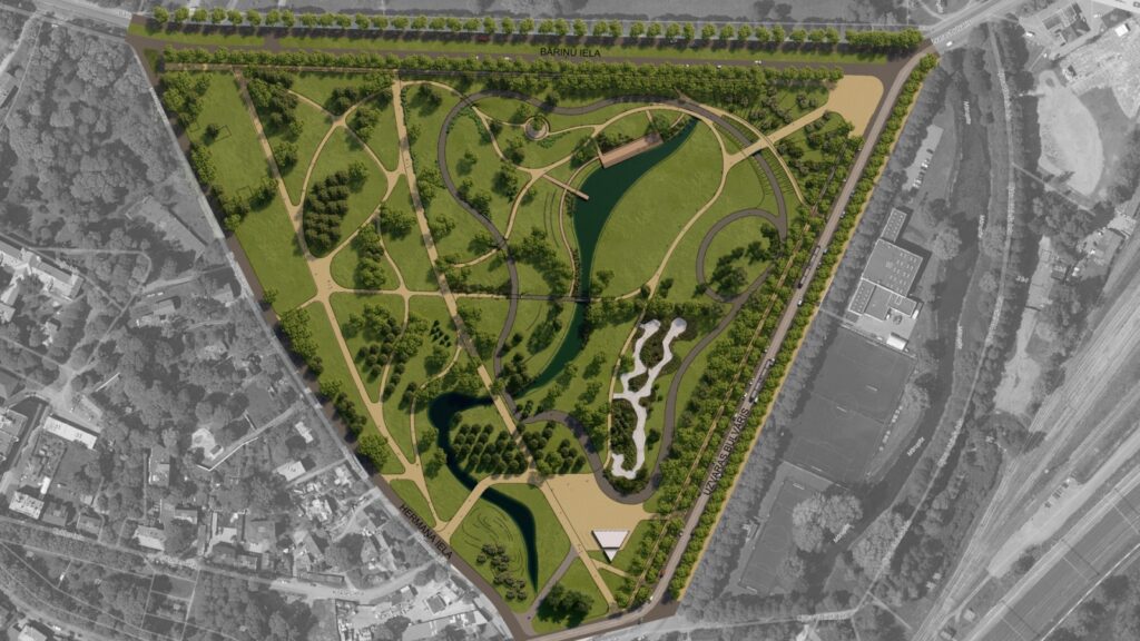 Latvijas Uzvaras parks - 1. kārtā (Uzvaras parks) - Park - visuaalne