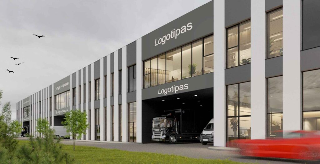 West Garden 2 etapas (Vakarinė g. 10) - Warehouse / Distribution center - visualization