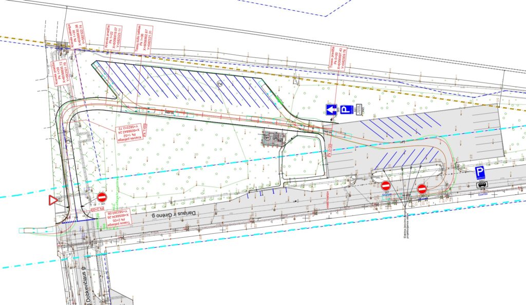 VT galinio apsisukimo ir stovėjimo aikštelė Dariaus ir Girėno g. (Dariaus ir Girėno g. 84) - Bus terminal - visualization