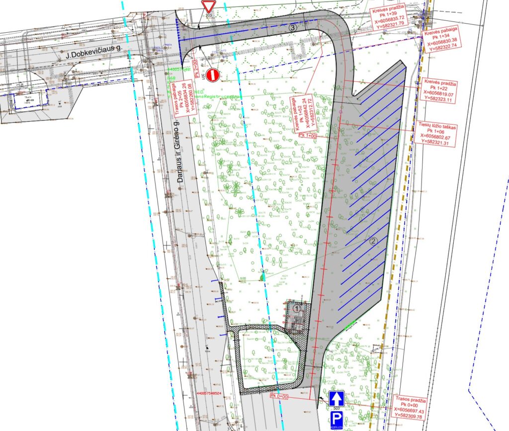 VT galinio apsisukimo ir stovėjimo aikštelė Dariaus ir Girėno g. (Dariaus ir Girėno g. 84) - Bus terminal - visualization