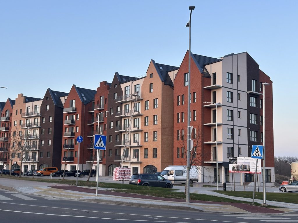 Klaipėdos Holivudas 2 etapas (J, I, H namai) (Kretingos g. 10) - Daugiabutis - statybų nuotraukos