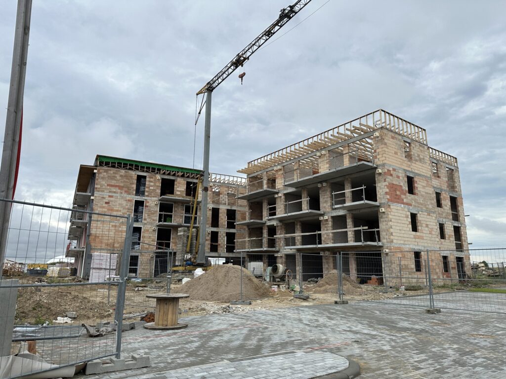 Saulės butai 8 etapas (Ragainės g. 17) - Multi apartment - construction photos