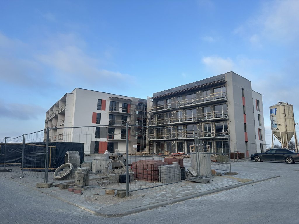 Saulės butai 8 etapas (Ragainės g. 17) - Multi apartment - construction photos