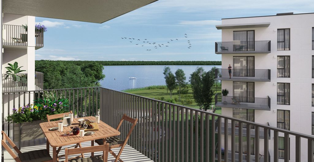 Zaļā Jugla - "B" ēka (Braila iela 23) - Daudzdzīvokļu nams - vizualizācija