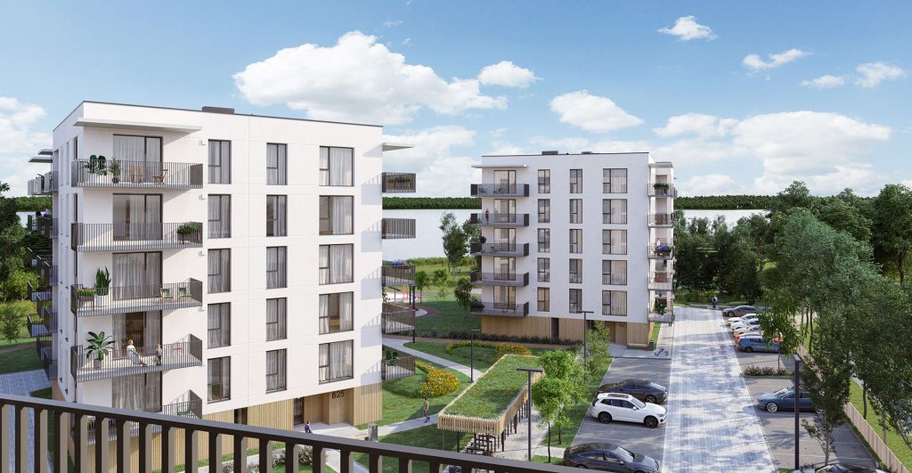 Zaļā Jugla - "B" ēka (Braila iela 23) - Daudzdzīvokļu nams - vizualizācija