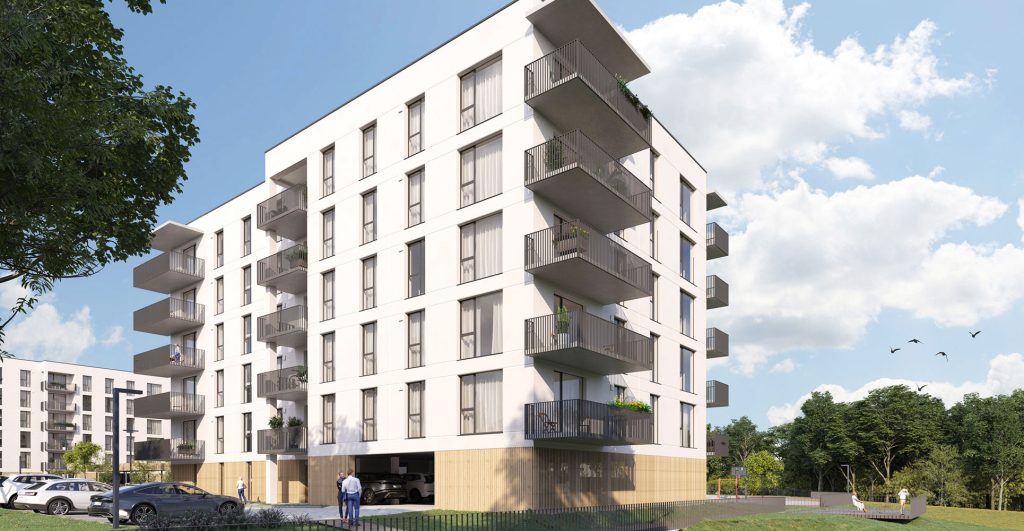 Zaļā Jugla - "B" ēka (Braila iela 23) - Daudzdzīvokļu nams - vizualizācija