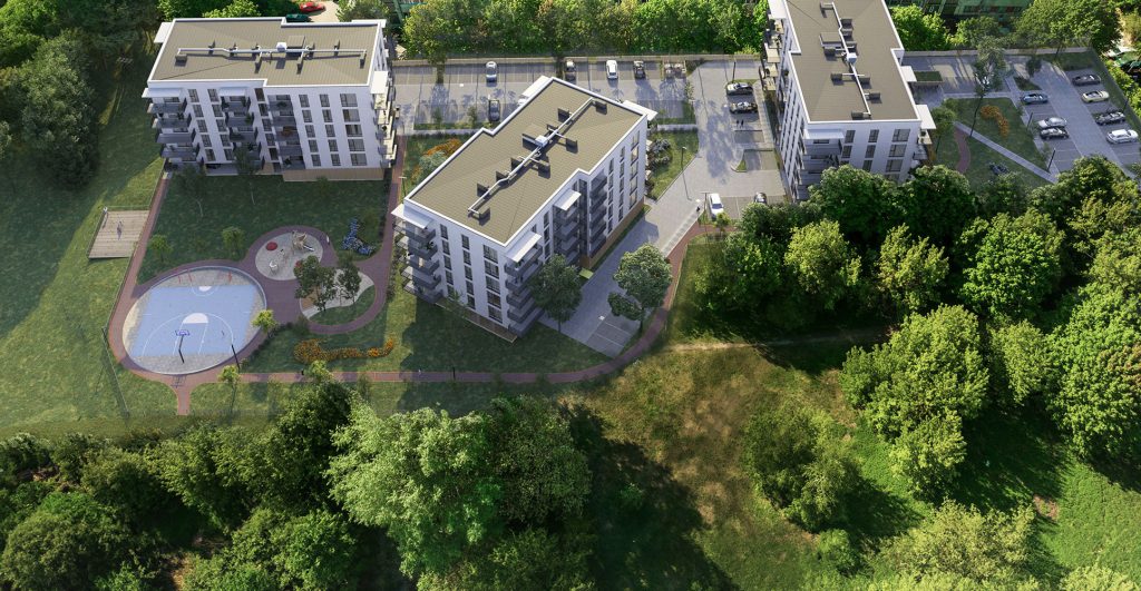 Zaļā Jugla - "B" ēka (Braila iela 23) - Daudzdzīvokļu nams - vizualizācija