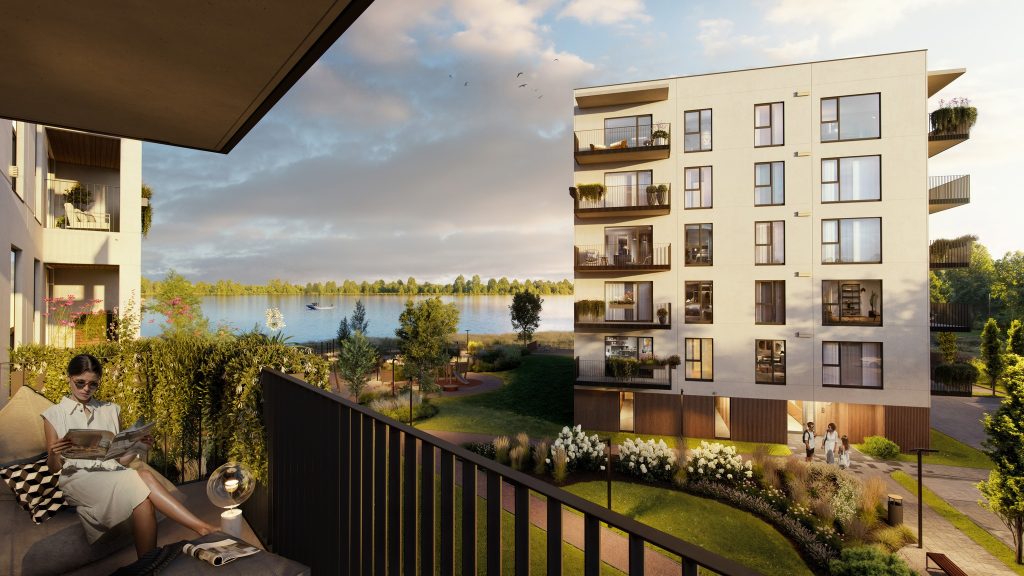 Zaļā Jugla - "B" ēka (Braila iela 23) - Daudzdzīvokļu nams - vizualizācija