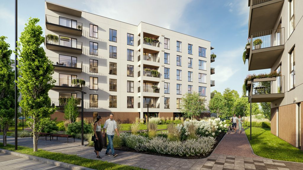 Zaļā Jugla - "B" ēka (Braila iela 23) - Daudzdzīvokļu nams - vizualizācija