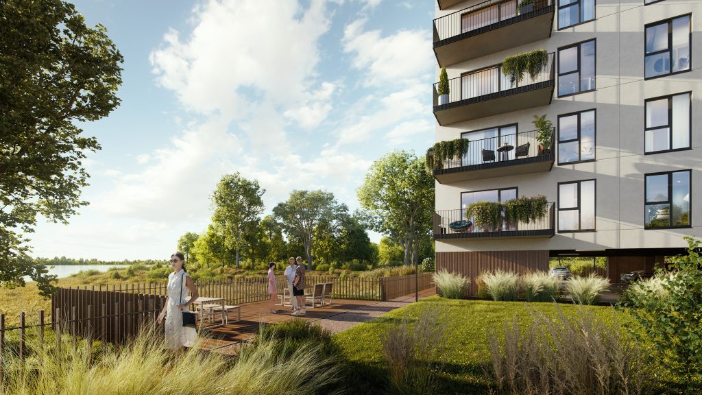 Zaļā Jugla - "B" ēka (Braila iela 23) - Daudzdzīvokļu nams - vizualizācija