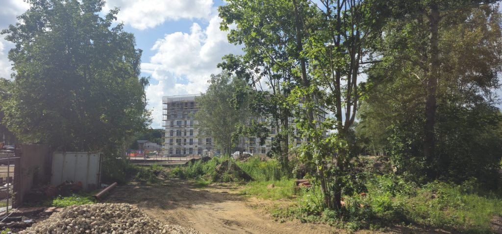 Hartmaņa kvartāls – 1. kārta, 1. ēka (Jelgavas iela 55B) - Daudzdzīvokļu nams - būvdarbu attēli