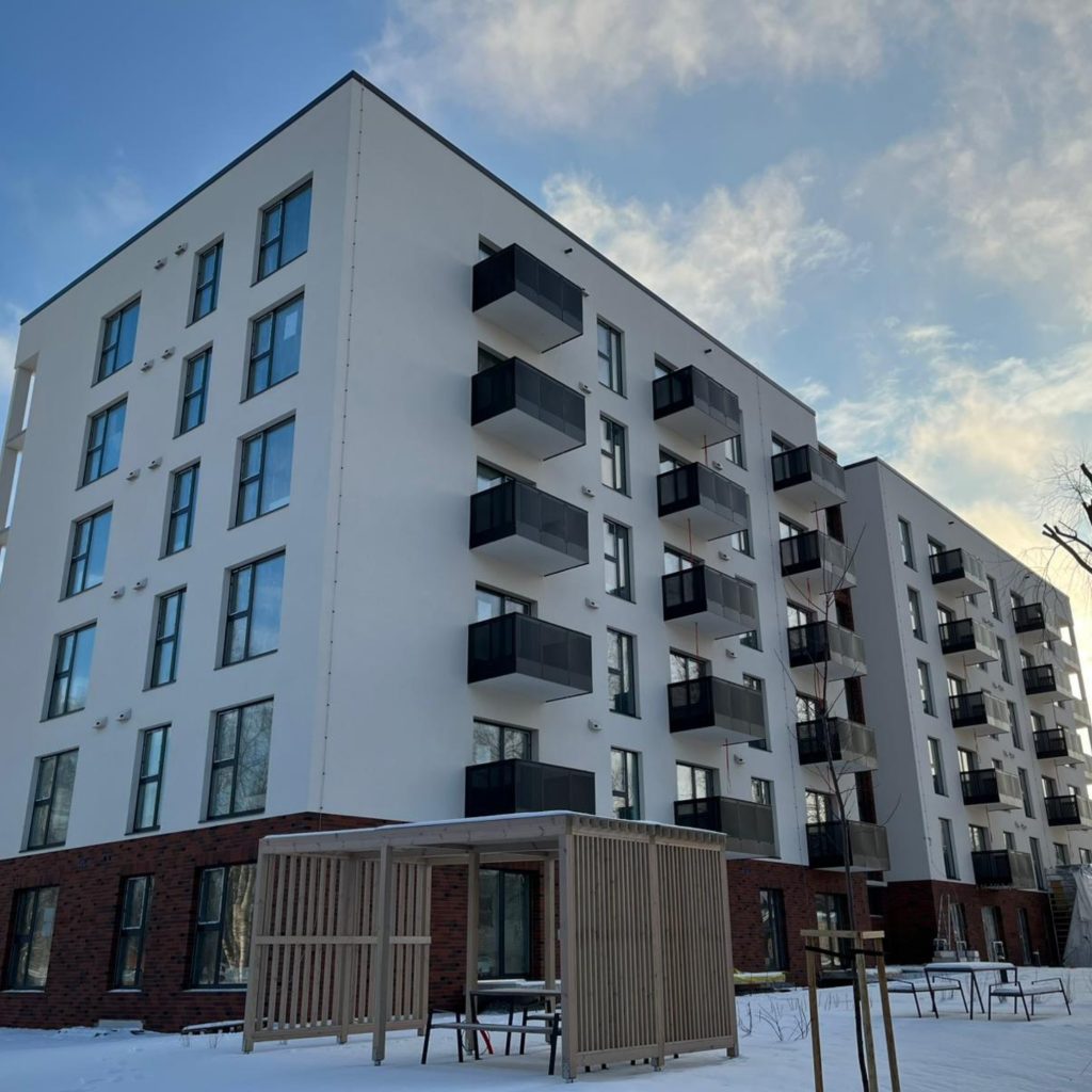 Hartmaņa kvartāls – 1. kārta, 1. ēka (Jelgavas iela 55B) - Multi apartment - construction photos