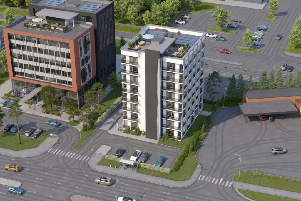 Ehitajate tee 102 (Ehitajate tee 102) - Co-living, Hotel - visualization