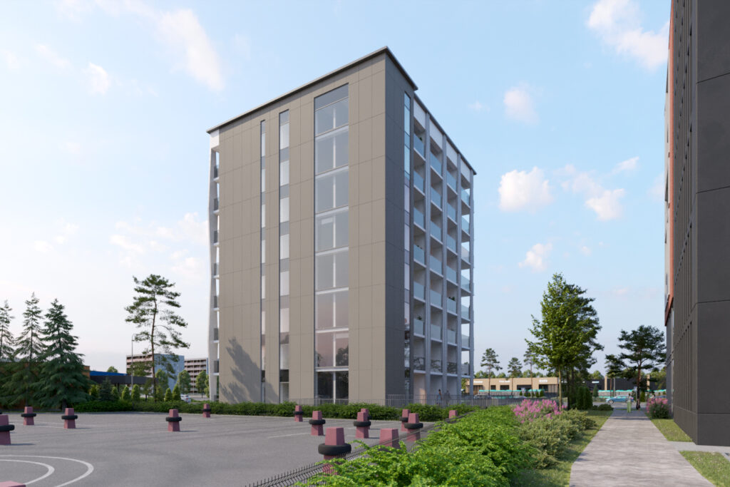 Ehitajate tee 102 (Ehitajate tee 102) - Co-living, Hotel - visualization