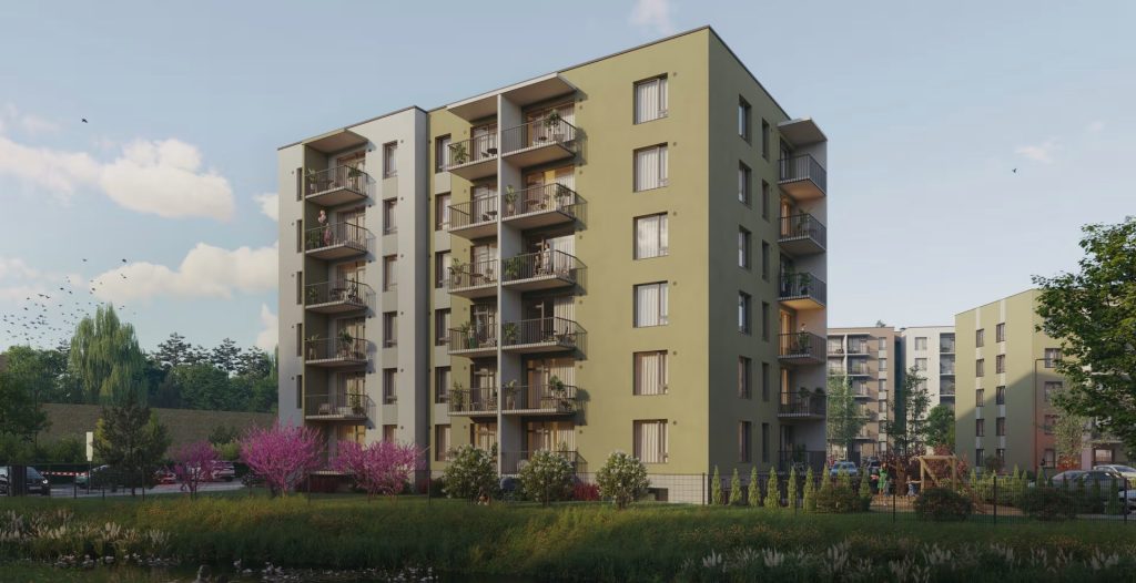 Mežpilsēta - 2. kārta - 4. ēka (Hipokrāta iela 18) - Multi apartment - visualization