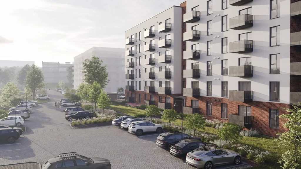 Hartmaņa kvartāls – 3. kārta, 4. ēka (Vienības gatve 24) - Daudzdzīvokļu nams - vizualizācija