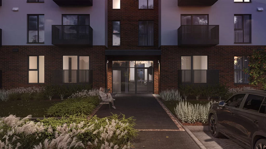 Hartmaņa kvartāls – 1. kārta, 1. ēka (Jelgavas iela 55B) - Multi apartment - visualization