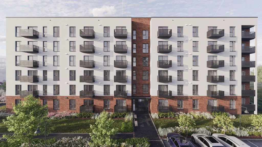 Hartmaņa kvartāls – 1. kārta, 1. ēka (Jelgavas iela 55B) - Multi apartment - visualization