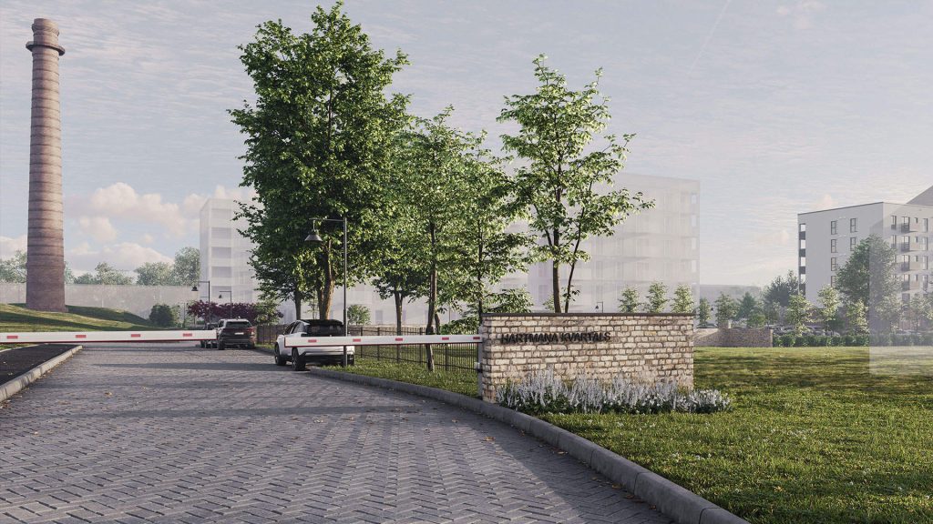 Hartmaņa kvartāls – 3. kārta, 4. ēka (Vienības gatve 24) - Daudzdzīvokļu nams - vizualizācija