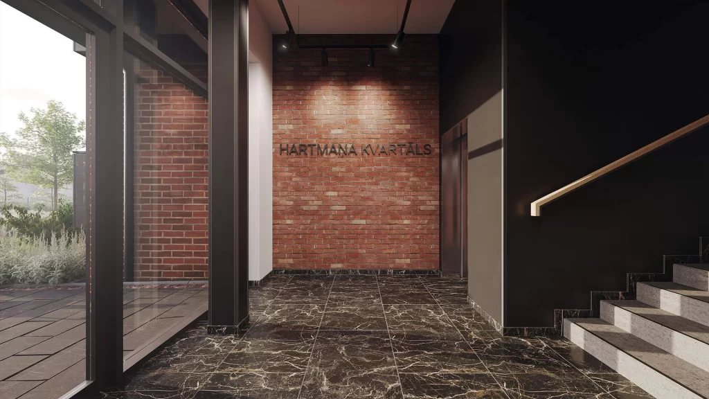 Hartmaņa kvartāls – 1. kārta, 1. ēka (Jelgavas iela 55B) - Multi apartment - visualization