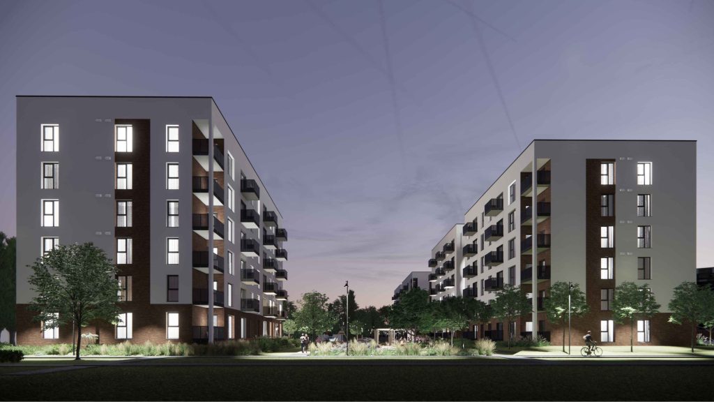 Hartmaņa kvartāls – 3. kārta, 4. ēka (Vienības gatve 24) - Daudzdzīvokļu nams - vizualizācija