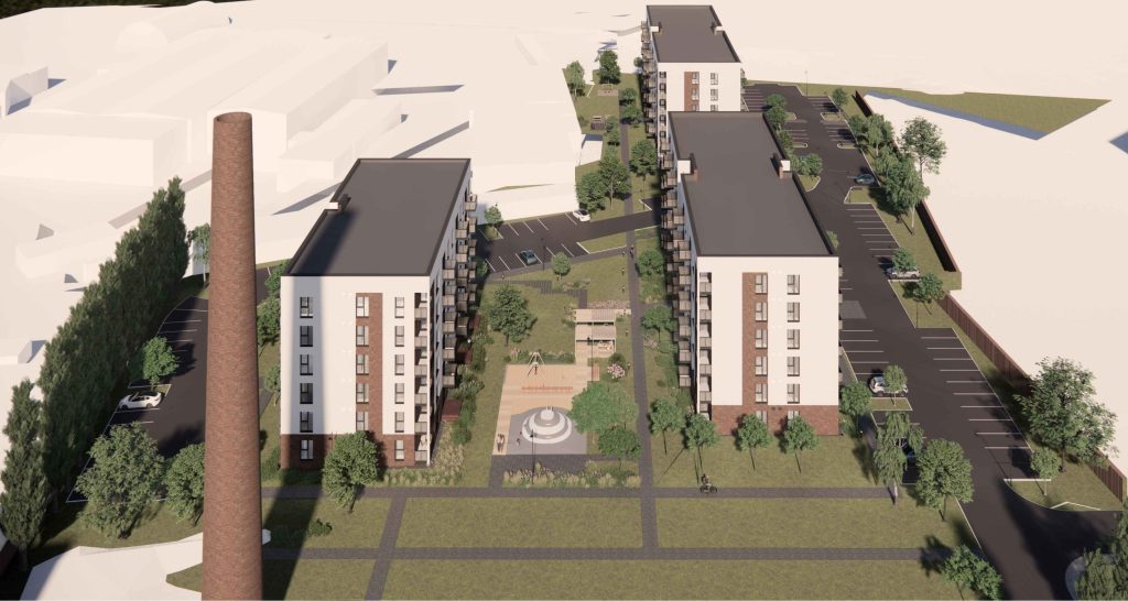 Hartmaņa kvartāls – 3. kārta, 4. ēka (Vienības gatve 24) - Daudzdzīvokļu nams - vizualizācija