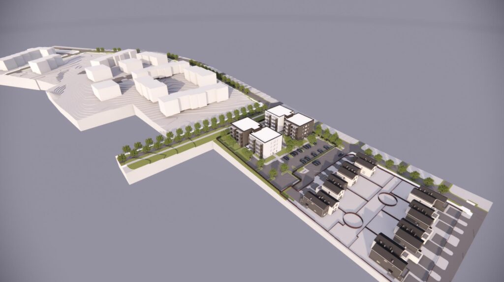 Kalno g. 129 (Kalno g. 129) - Daudzdzīvokļu nams - vizualizācija