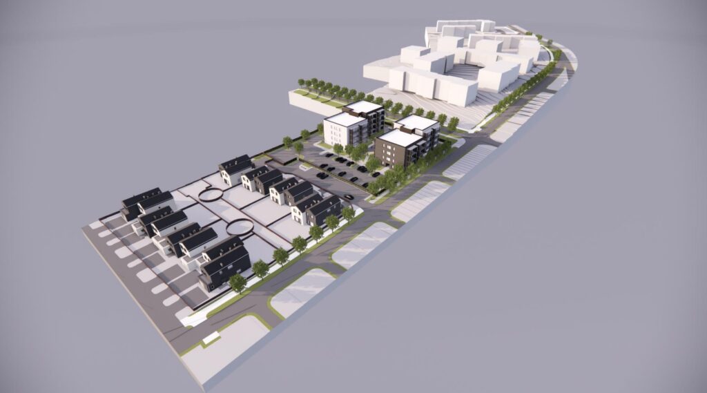 Kalno g. 129 (Kalno g. 129) - Daudzdzīvokļu nams - vizualizācija