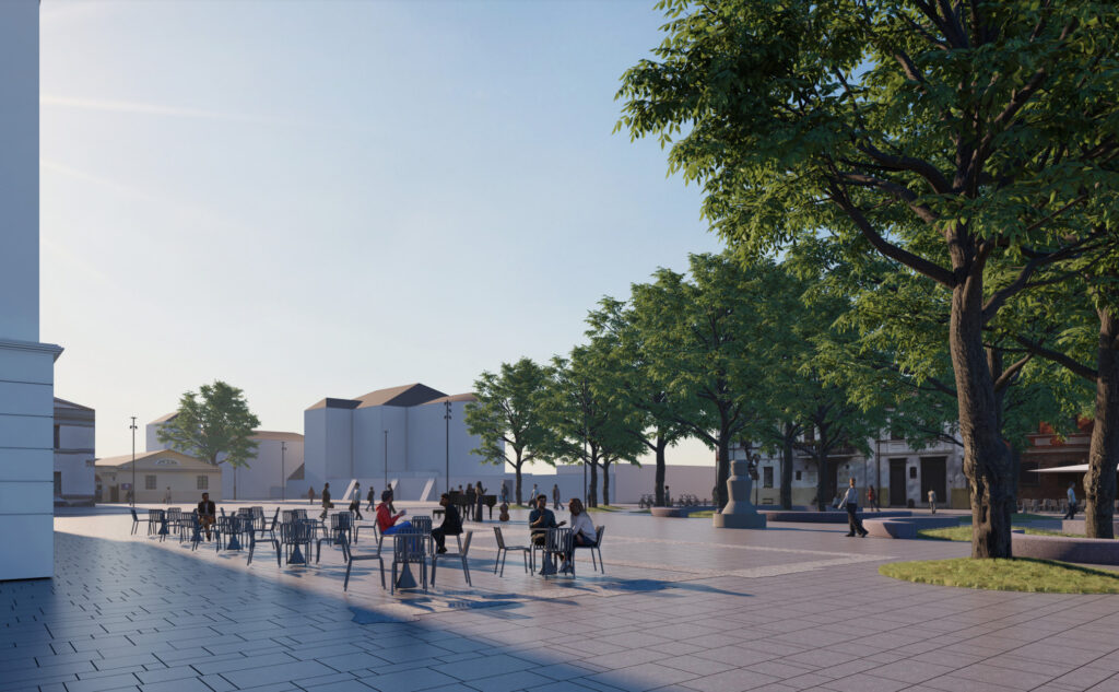 Kauno rotušės aikštė (Rotušės a.) - Square - visualization