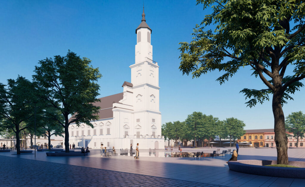 Kauno rotušės aikštė (Rotušės a.) - Square - visualization