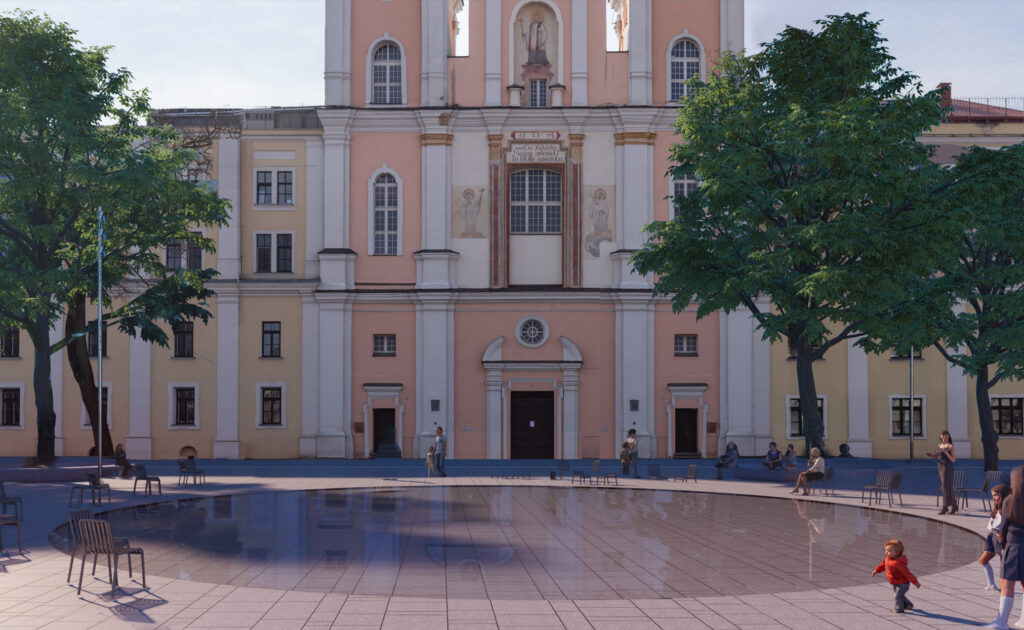 Kauno rotušės aikštė (Rotušės a.) - Square - visualization