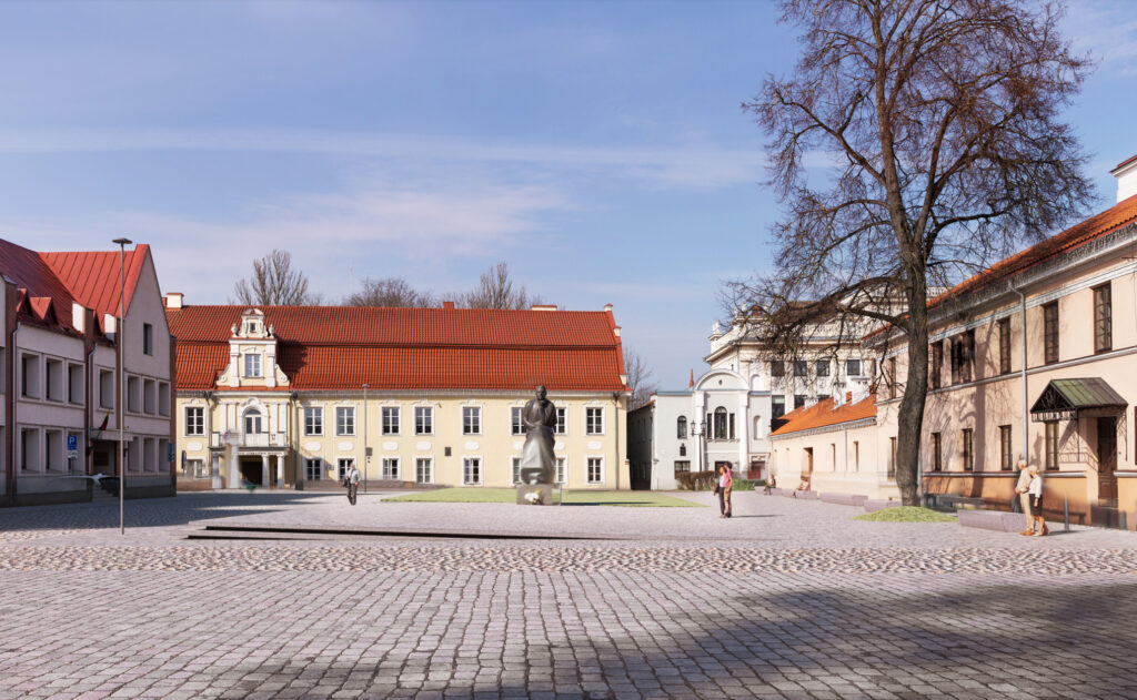 Kauno rotušės aikštė (Rotušės a.) - Square - visualization