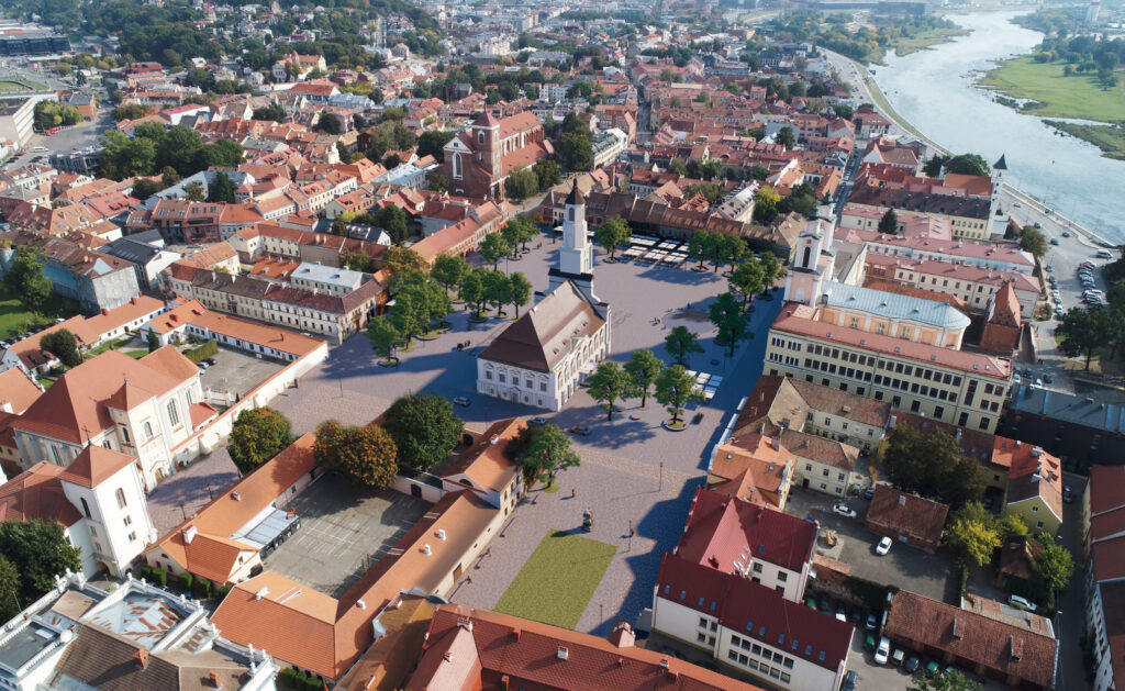 Kauno rotušės aikštė (Rotušės a.) - Square - visualization