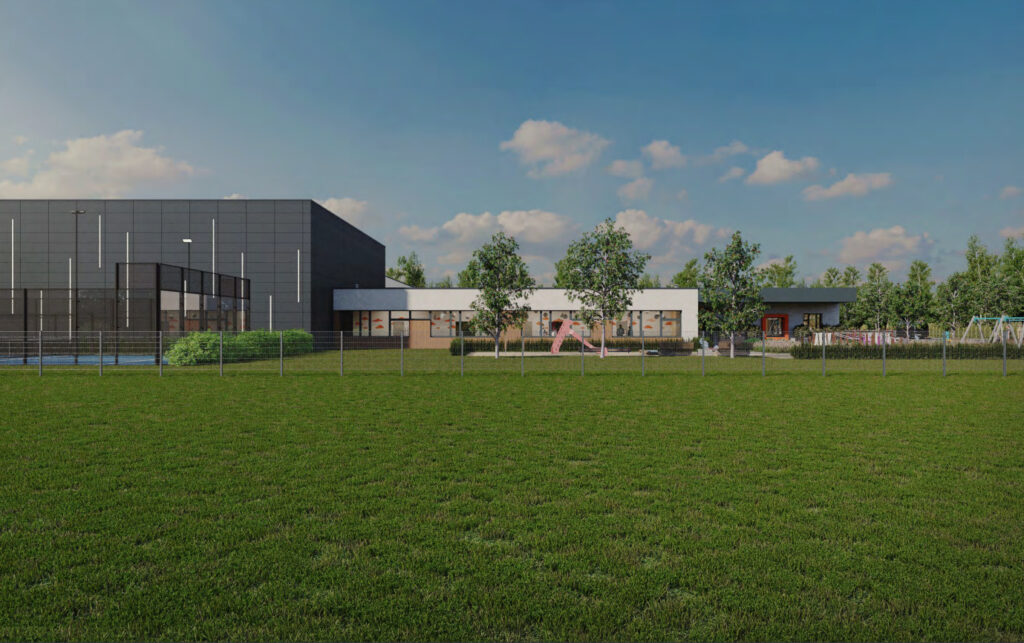 Garden Town Klebniškių g. 91 (Klebniškių g. 91, Daržininkų k., Nemėžio sen.) - Early education, Primary and secondary education, Sports arena - visualization