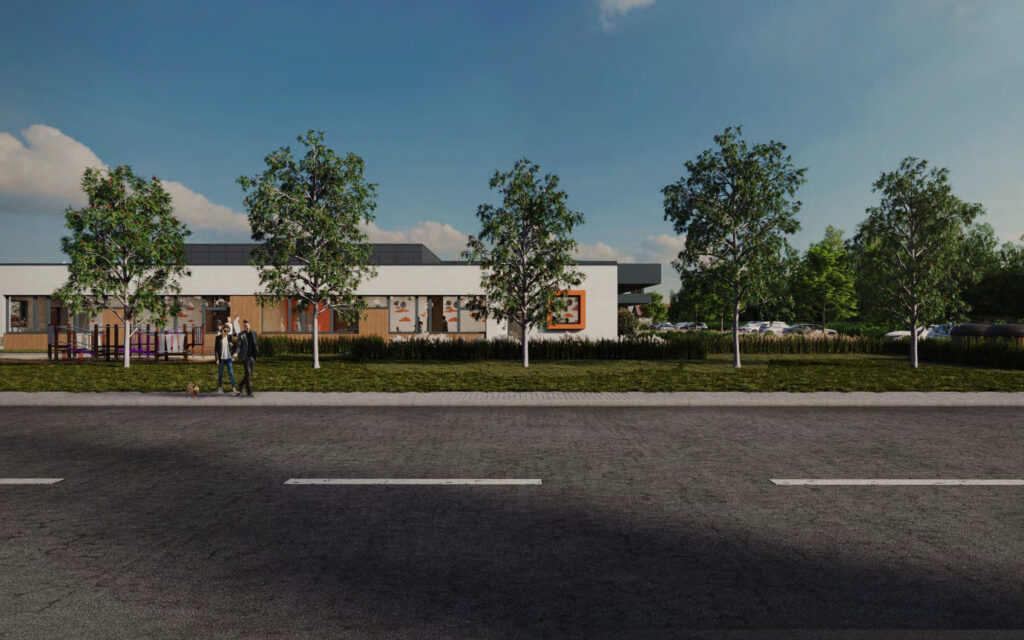 Garden Town Klebniškių g. 91 (Klebniškių g. 91, Daržininkų k., Nemėžio sen.) - Early education, Primary and secondary education, Sports arena - visualization