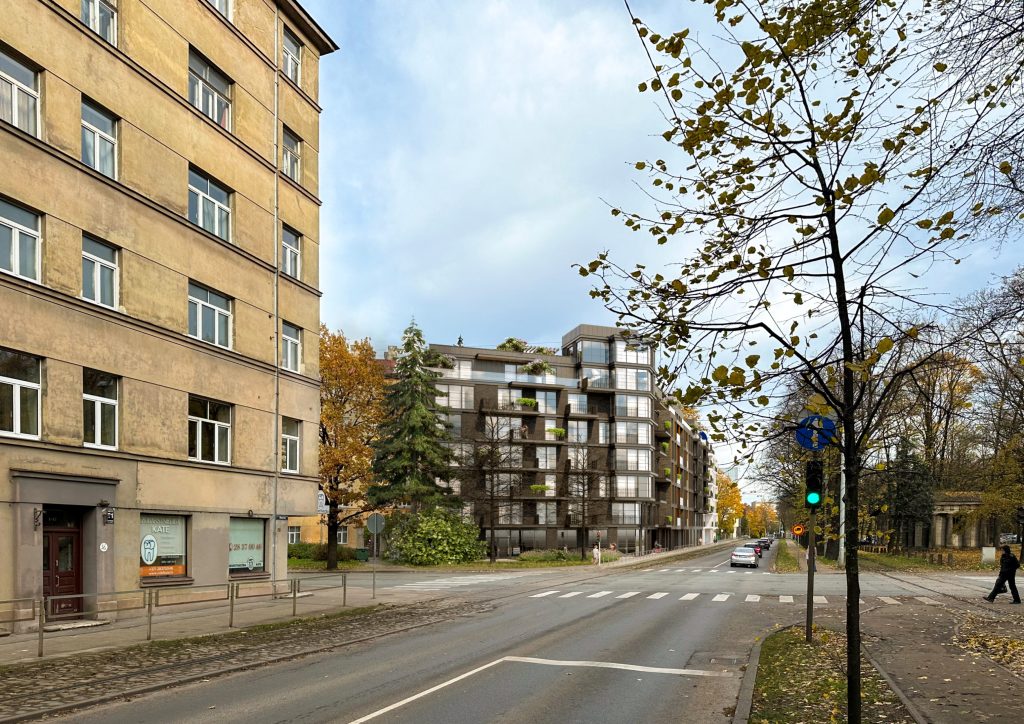 Miera Rezidences - 1. kārta (Miera iela 75) - Daugiabutis - vizualizacija