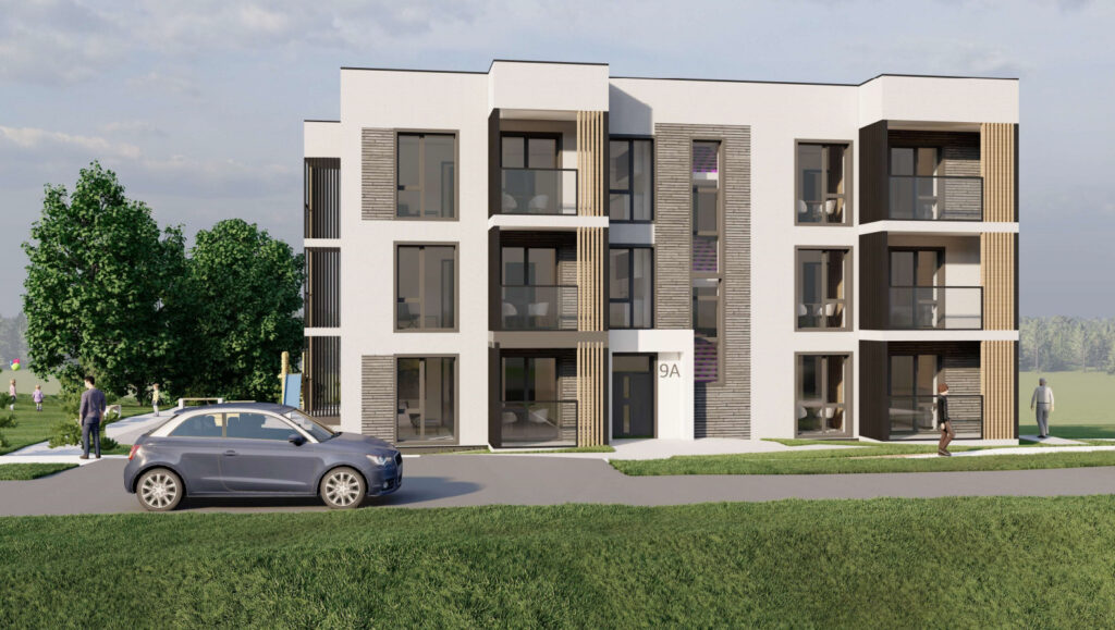 Pergalės g. 9B (Pergalės g. 9B, Riešės k., Avižienių sen.) - Multi apartment - visualization