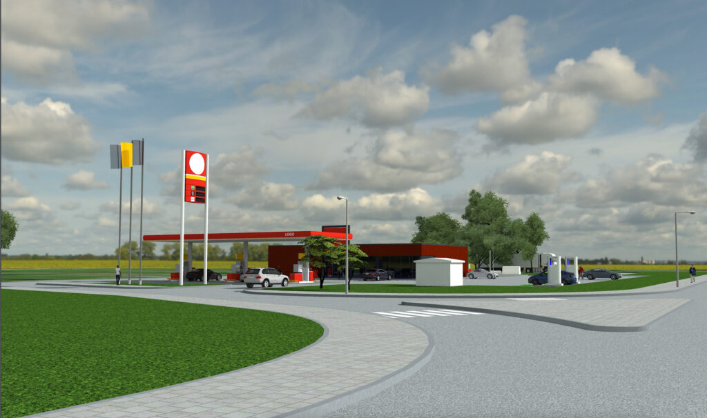 Circle K Prašiškių g. (Prašiškių g. 44, Vanaginės k., Riešės sen.) - Petrol station - visualization