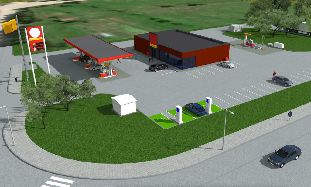 Circle K Prašiškių g. (Prašiškių g. 44, Vanaginės k., Riešės sen.) - Petrol station - visualization