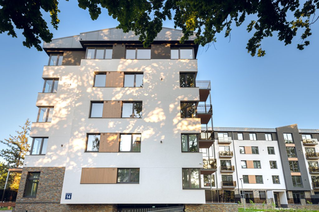 Nīcgales Spāres (Rumbulas iela 14) - Korterelamu - visuaalne