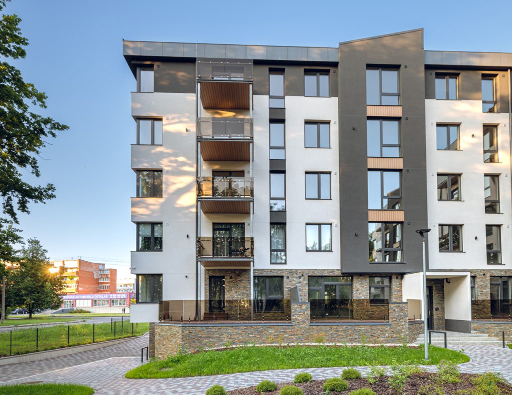 Nīcgales Spāres (Rumbulas iela 14) - Korterelamu - visuaalne