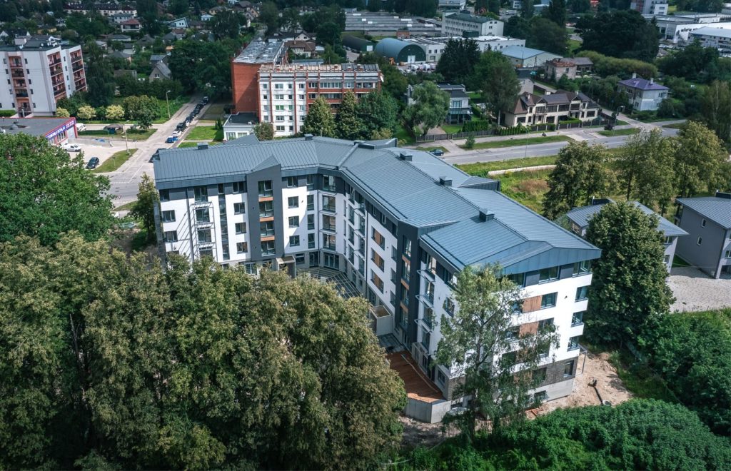 Nīcgales Spāres (Rumbulas iela 14) - Korterelamu - visuaalne