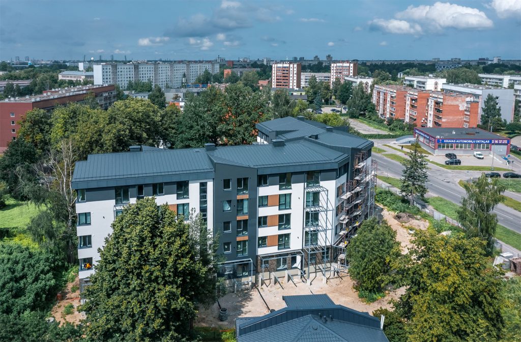 Nīcgales Spāres (Rumbulas iela 14) - Korterelamu - visuaalne