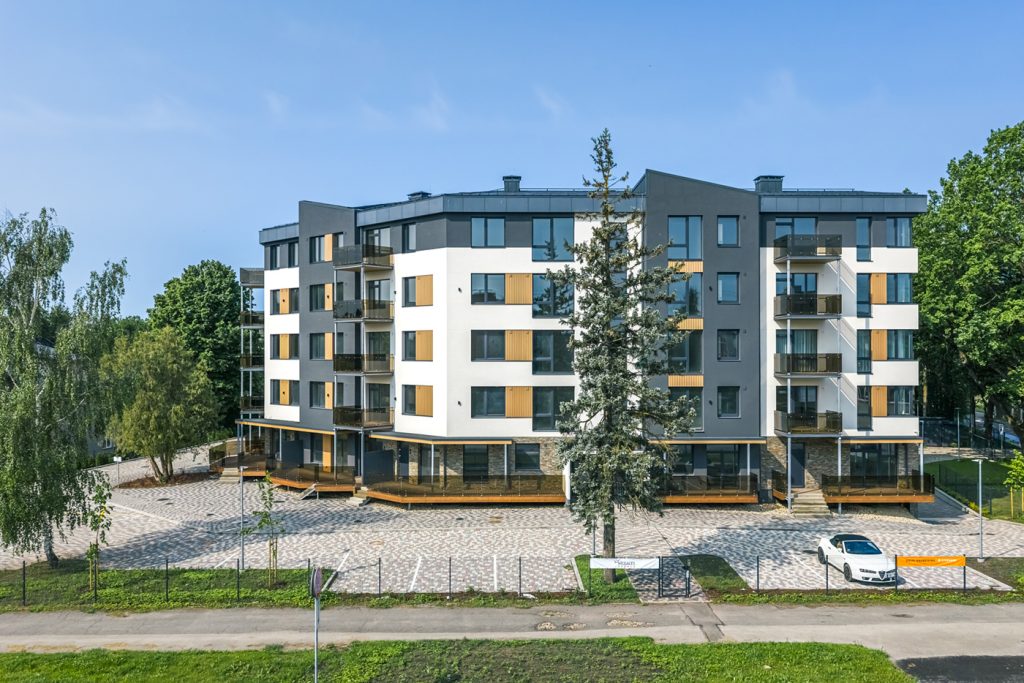 Nīcgales Spāres (Rumbulas iela 14) - Korterelamu - visuaalne