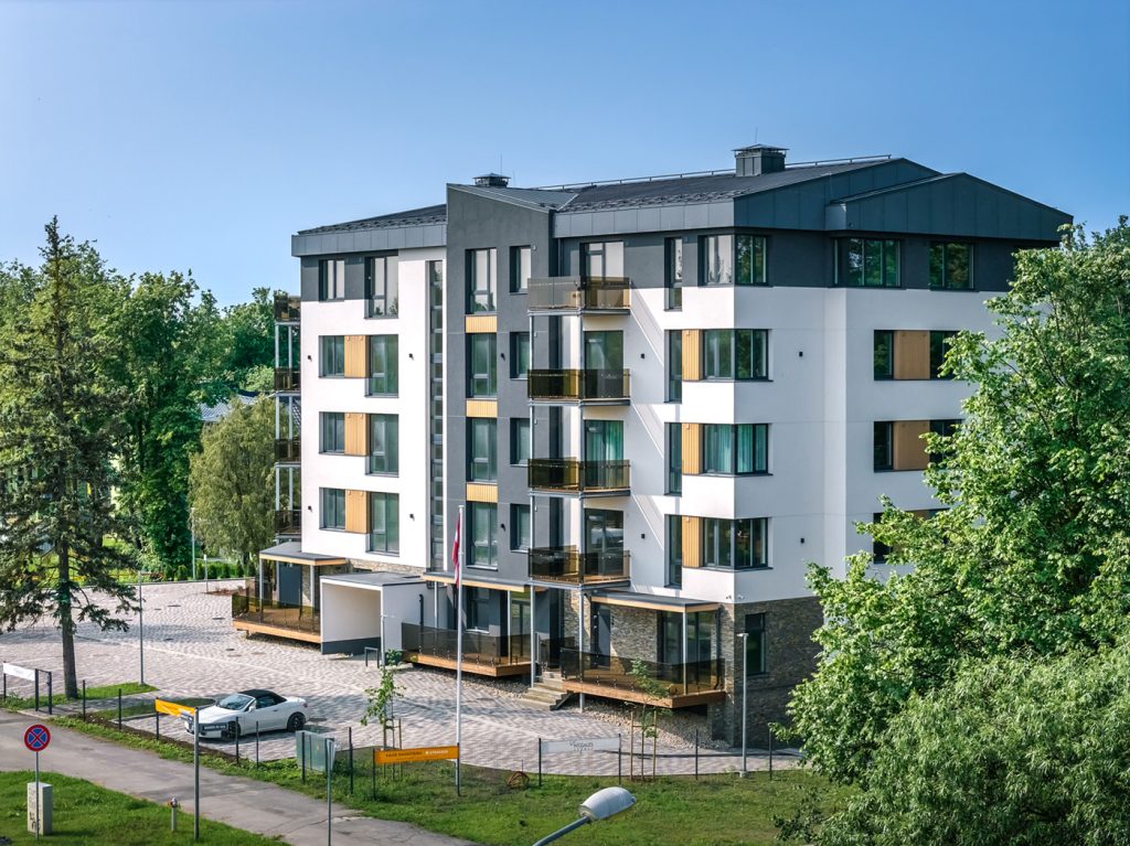 Nīcgales Spāres (Rumbulas iela 14) - Korterelamu - visuaalne